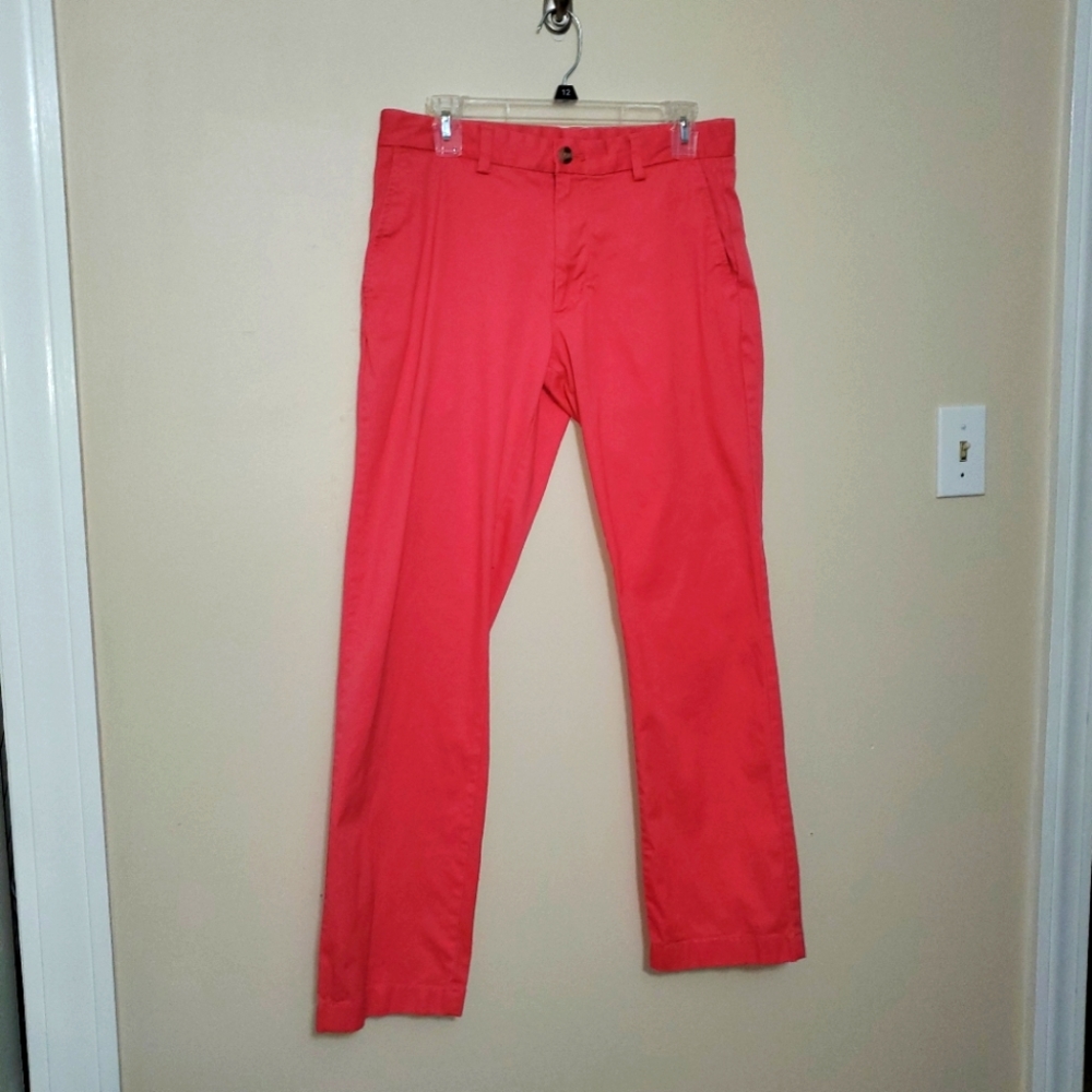 Vineyard Vine Breaker Pants Khakis Pink sz. 30x30